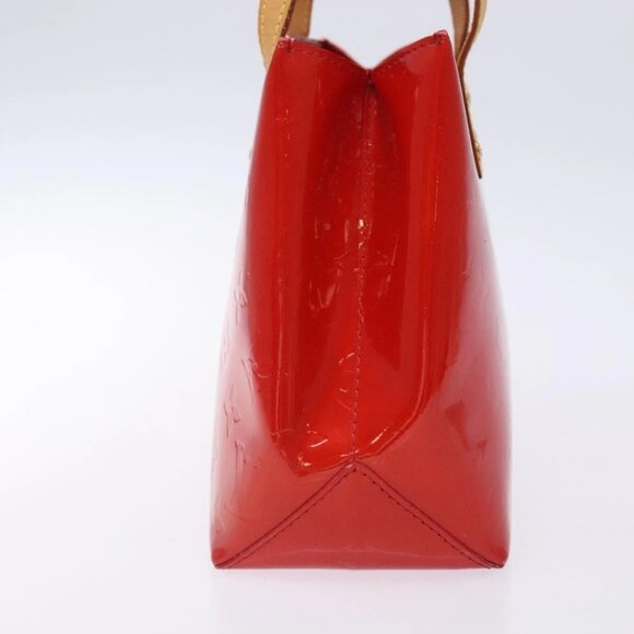 LOUIS VUITTON Monogram Vernis Reade PM Hand Bag Red Rouge M91088 LV Auth 132250 - Picture 5 of 16